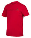 Camiseta de manga corta - SINGLETRACK MERINO - rojo