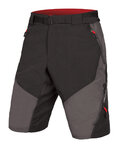 pantalones cortos sin tirantes - HUMMVEE II - gris/negro