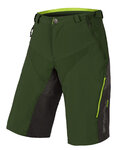 pantalones cortos sin tirantes - MT500 SPRAY BAGGY - verde/negro