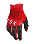 FOX guantes de dedos largos - DIRTPAW GLOVE - negro/rojo
