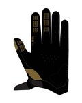 FOX guantes de dedos largos - DEFEND - negro/marrón