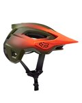FOX casco - SPEEDFRAME PRO FADE - naranja/verde
