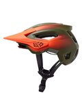 FOX casco - SPEEDFRAME PRO FADE - naranja/verde