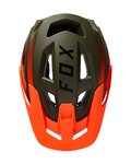FOX casco - SPEEDFRAME PRO FADE - naranja/verde