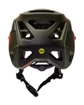 FOX casco - SPEEDFRAME PRO FADE - naranja/verde