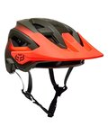 FOX casco - SPEEDFRAME PRO FADE - naranja/verde
