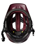FOX casco - MAINFRAME TRVRS - granate