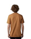 FOX Camiseta de manga corta - LEGACY FOX HEAD - marrón