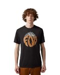 FOX Camiseta de manga corta - TURNOUT - negro