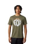 FOX Camiseta de manga corta - TURNOUT - verde