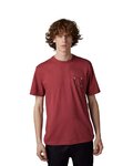 FOX Camiseta de manga corta - HINKLEY PREMIUM - granate