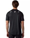 FOX jersey de manga corta - RANGER KEEL - negro/granate