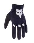 FOX guantes de dedos largos - DIRTPAW - blanco/negro