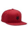 FOX tapa - FOX HEAD SNAPBACK - rojo