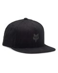 FOX tapa - FOX HEAD SNAPBACK - negro