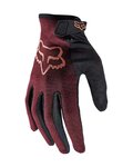 FOX guantes de dedos largos - RANGER LADY - negro/granate