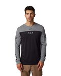 FOX camiseta de manga larga - EFEKT - negro/gris