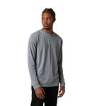 FOX camiseta de manga larga - FINISHER - gris