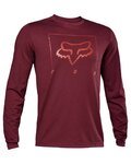 FOX maillot de invierno de manga larga - RANGER TRED - granate