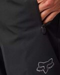 FOX pantalones largos sin tirantes - DEFEND 3-LAYER WATER - negro