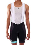 GIORDANA pantalones cortos de tirantes - BIKE EXCHANGE 2021 - negro