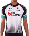 GIORDANA jersey de manga corta - BIKE EXCHANGE 2021 - blanco/negro