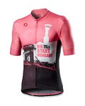 CASTELLI jersey de manga corta - HUNGARY BIG START - rosa/negro/blanco