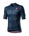 CASTELLI jersey de manga corta - GIRO STELVIO 2020 - azul