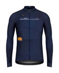 GOBIK maillot de invierno de manga larga - SUPERCOBBLE - azul