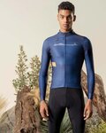 GOBIK maillot de invierno de manga larga - SUPERCOBBLE - azul