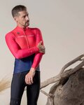 GOBIK maillot de invierno de manga larga - SUPERCOBBLE - azul/rojo