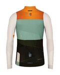 GOBIK maillot de invierno de manga larga - COBBLE - negro/marfil/verde/naranja