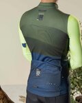 GOBIK maillot de invierno de manga larga - COBBLE - antracita/verde/azul