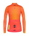 GOBIK maillot de invierno de manga larga - COBBLE LADY - naranja/rosa