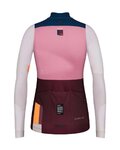 GOBIK maillot de invierno de manga larga - COBBLE LADY - rosa/marfil/azul/granate