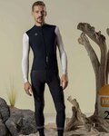 GOBIK maillot de invierno de manga larga - PACER BLEND - azul/negro/marfil