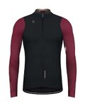 GOBIK maillot de invierno de manga larga - PACER BLEND - marfil/negro/granate