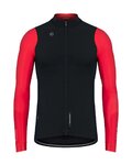 GOBIK maillot de invierno de manga larga - COBBLE BLEND - marfil/rosa/negro