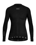 GOBIK camiseta de manga larga - WINTER MERINO LADY - negro