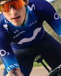 GOBIK jersey de manga corta - MOVISTAR 2023 - blanco/azul