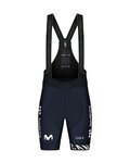 GOBIK pantalones cortos de tirantes - MOVISTAR 23 LIMITED  - azul/blanco