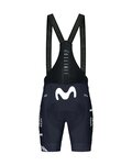 GOBIK pantalones cortos de tirantes - MOVISTAR 23 LIMITED  - azul/blanco