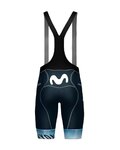 GOBIK pantalones cortos de tirantes - MATT MOVISTAR TEAM THE ICEBERG TDF23 - K10 - blanco/azul