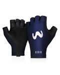 GOBIK guantes de dedos cortos - MOVISTAR 2023 RIVAL - azul/blanco