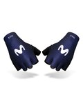 GOBIK guantes de dedos cortos - MOVISTAR 2023 RIVAL - azul/blanco