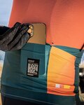 GOBIK jersey de manga corta - ATTITUDE 2.0  - verde/blanco/naranja