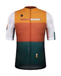 GOBIK jersey de manga corta - STARK NECTAR - verde/naranja/blanco