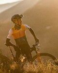 GOBIK jersey de manga corta - STARK NECTAR - verde/naranja/blanco