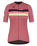 GOBIK jersey de manga corta - STARK LADY - granate/rosa/amarillo