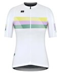 GOBIK jersey de manga corta - ATTITUDE 2.0 LADY - púrpura/verde/blanco/amarillo